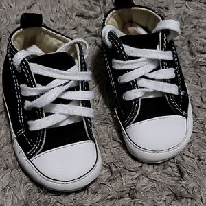 Baby Converse Black and White